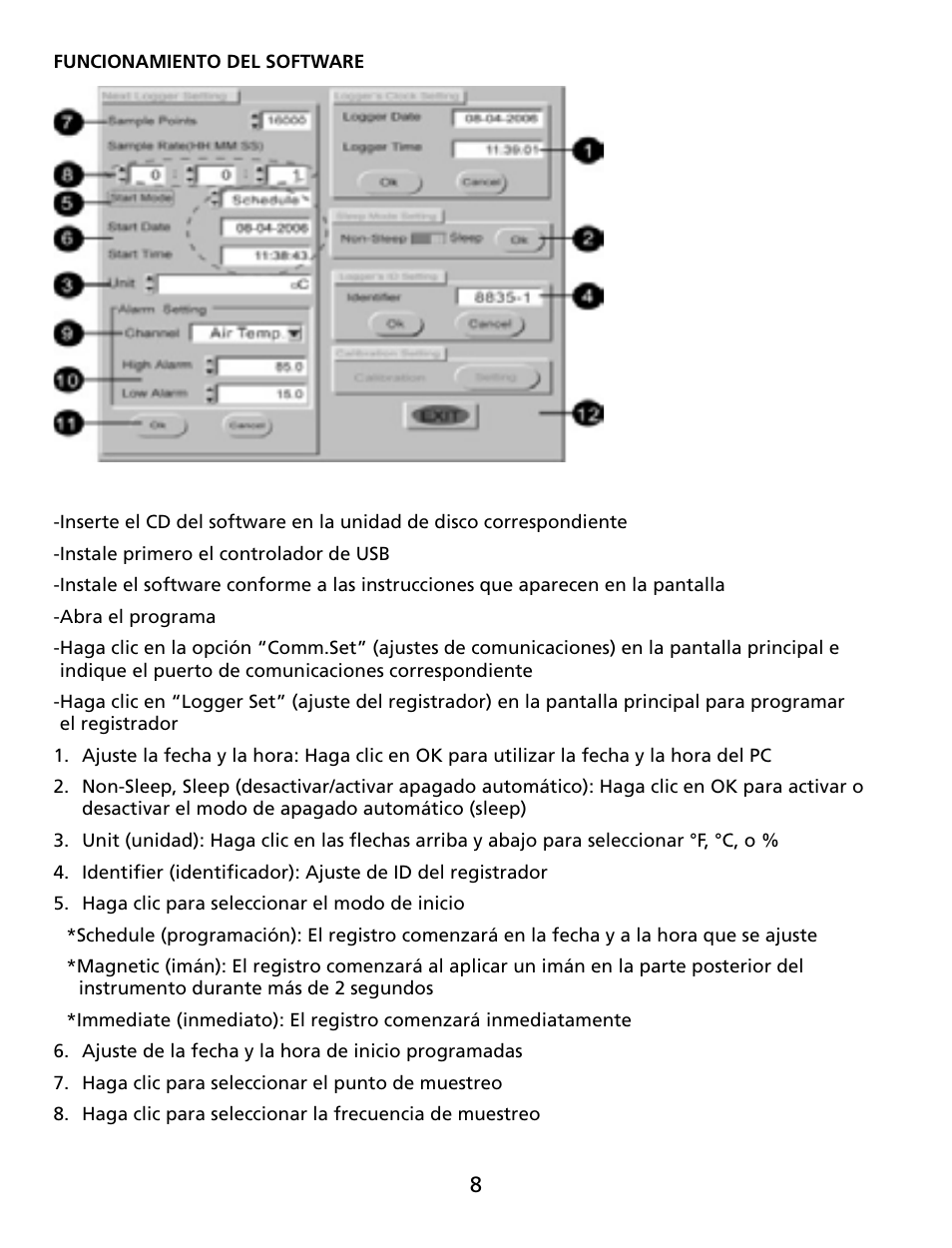 Amprobe TR100-A TR200-A Temperature-Humidity-Data-Loggers User Manual | Page 49 / 62