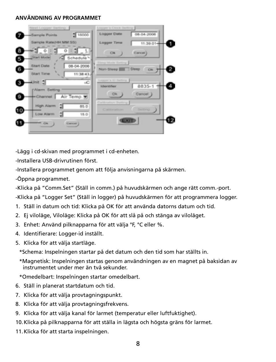 Amprobe TR100-A TR200-A Temperature-Humidity-Data-Loggers User Manual | Page 59 / 62