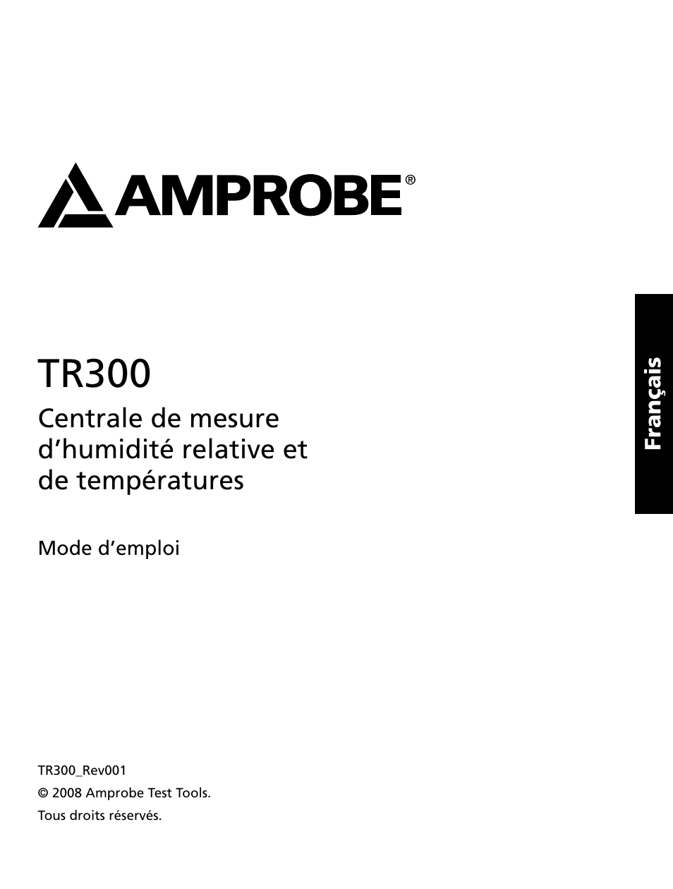 Tr300 | Amprobe TR300 Temperature-Relative-Humidity-Data-Logger User Manual | Page 16 / 86