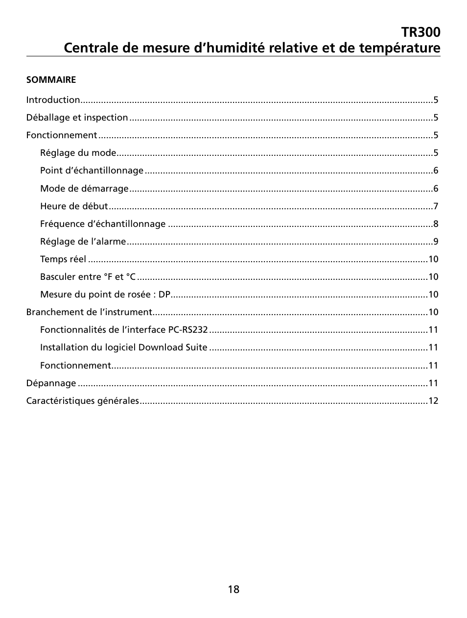 Amprobe TR300 Temperature-Relative-Humidity-Data-Logger User Manual | Page 19 / 86
