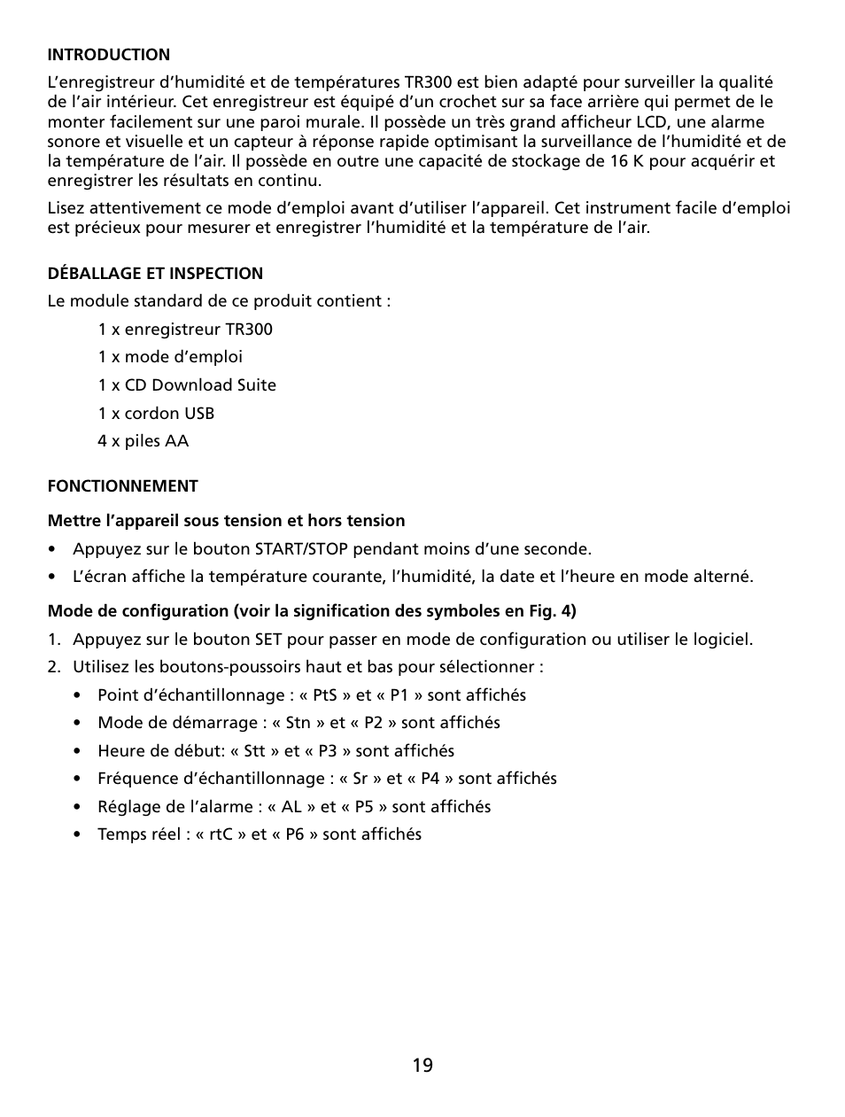 Amprobe TR300 Temperature-Relative-Humidity-Data-Logger User Manual | Page 20 / 86