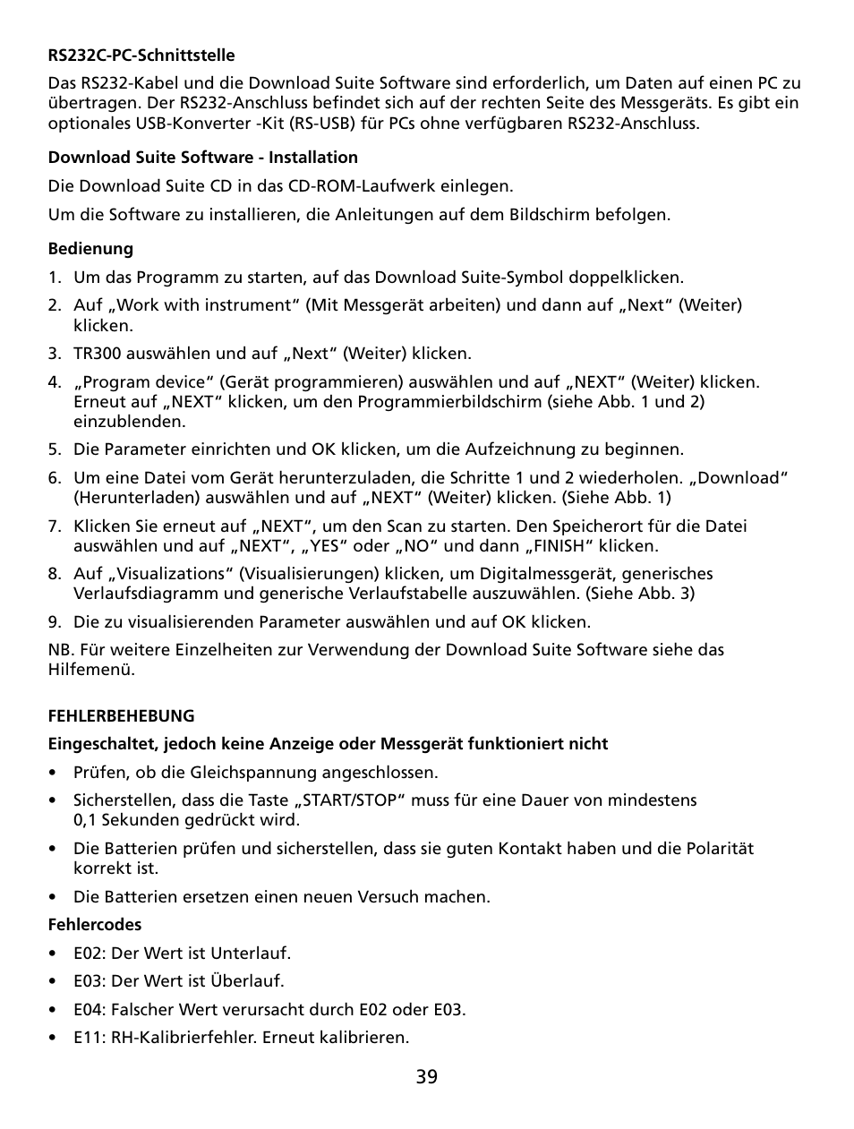 Amprobe TR300 Temperature-Relative-Humidity-Data-Logger User Manual | Page 40 / 86