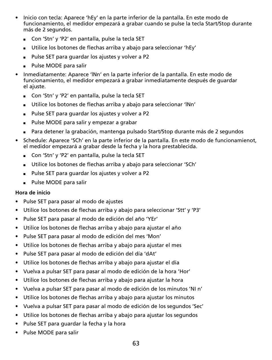 Amprobe TR300 Temperature-Relative-Humidity-Data-Logger User Manual | Page 64 / 86