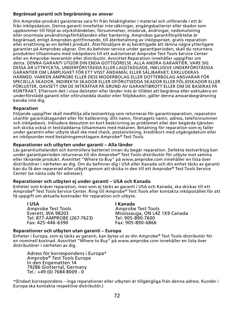 Amprobe TR300 Temperature-Relative-Humidity-Data-Logger User Manual | Page 73 / 86