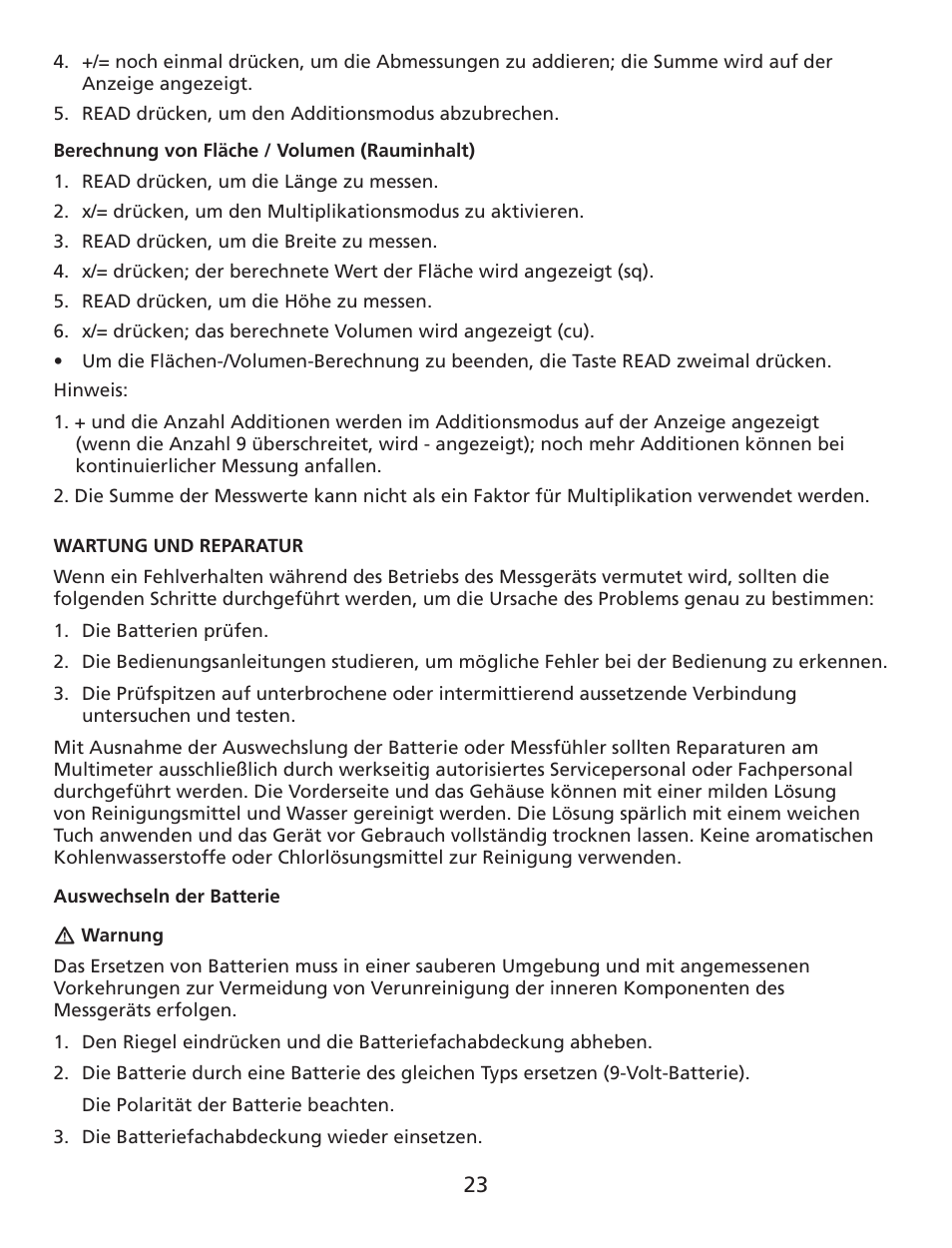 Amprobe UDM45 Ultrasonic-Distance-Meter User Manual | Page 24 / 50