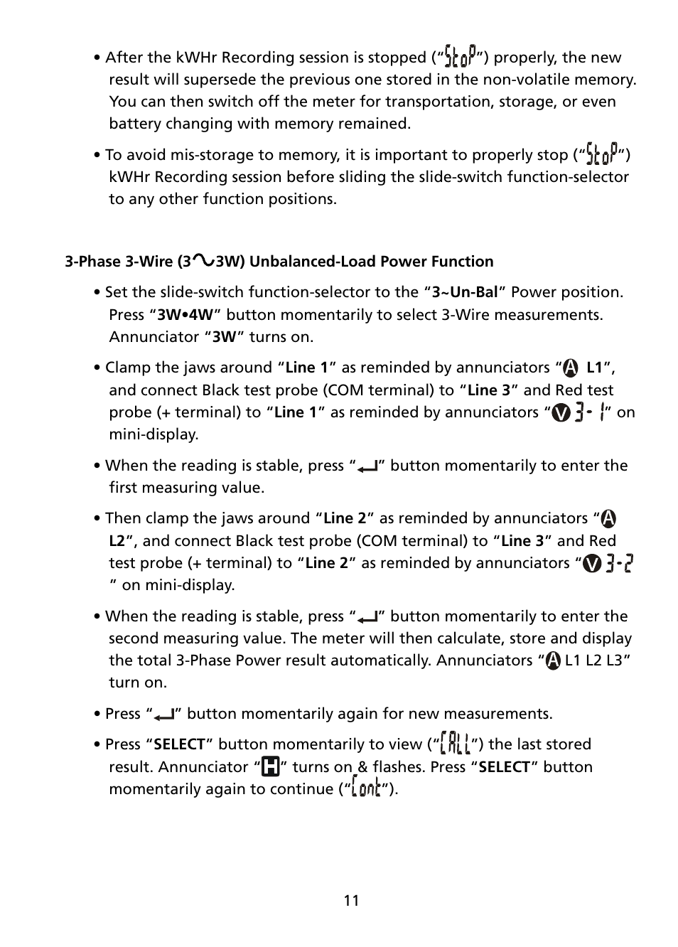 Amprobe ACD-45PQ Power-Quality-Clamp User Manual | Page 17 / 30