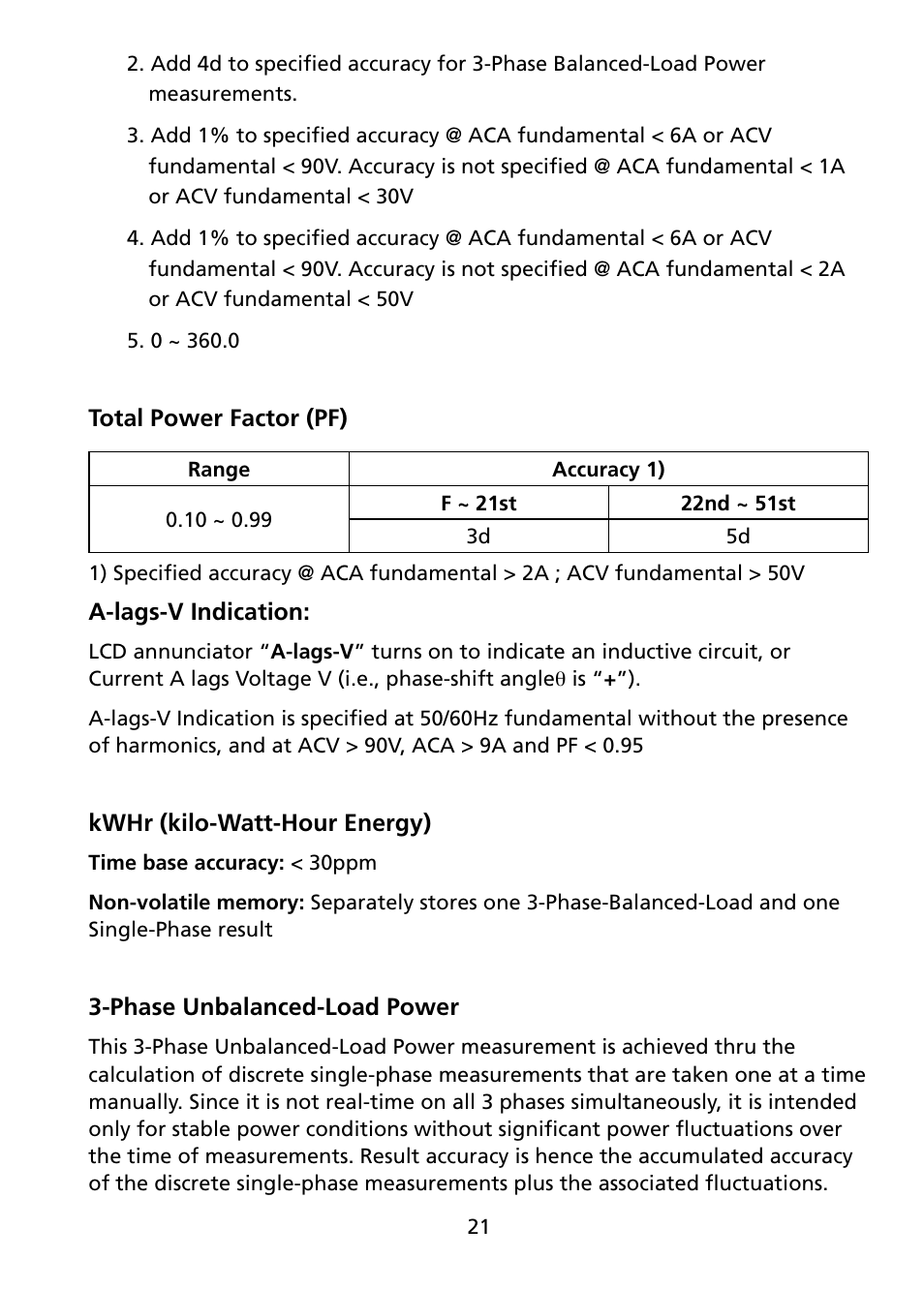 Amprobe ACD-45PQ Power-Quality-Clamp User Manual | Page 27 / 30