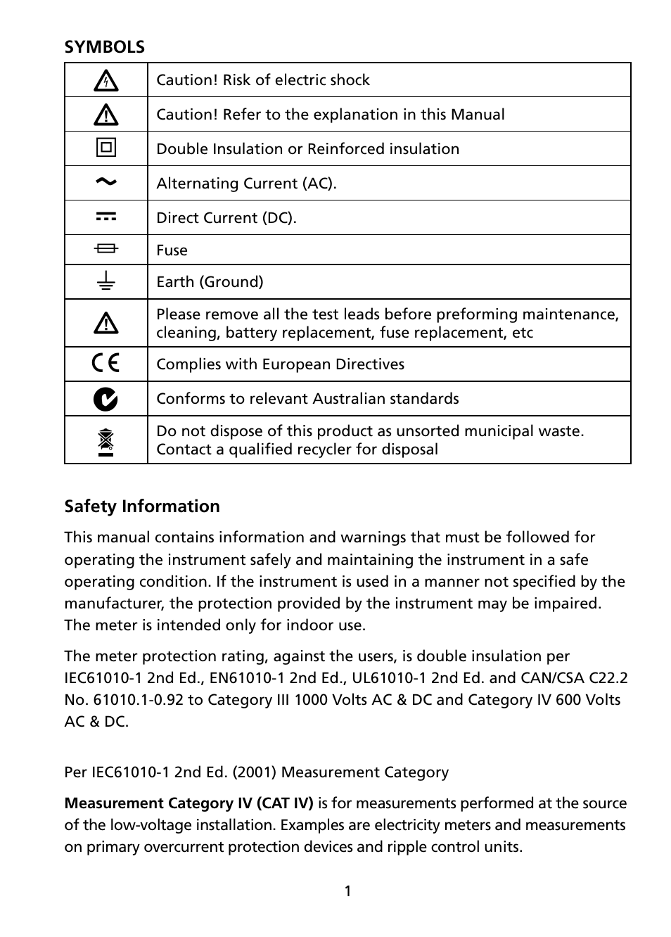 Amprobe ACD-45PQ Power-Quality-Clamp User Manual | Page 7 / 30