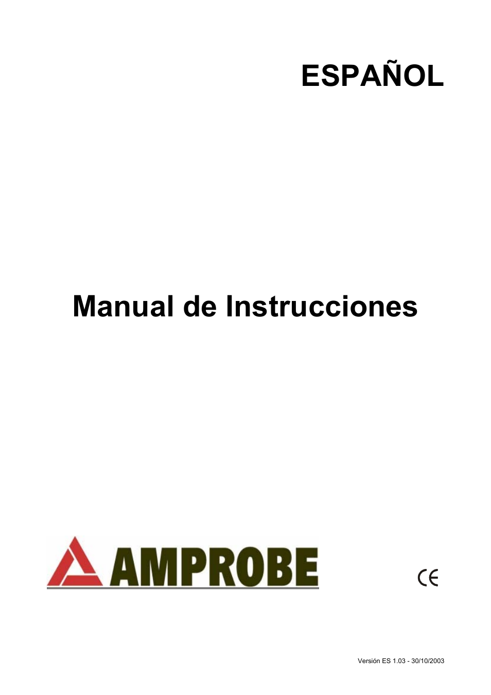 Español manual de instrucciones | Amprobe ACD-51HP Power-Quality-Clamp-Ons User Manual | Page 38 / 71