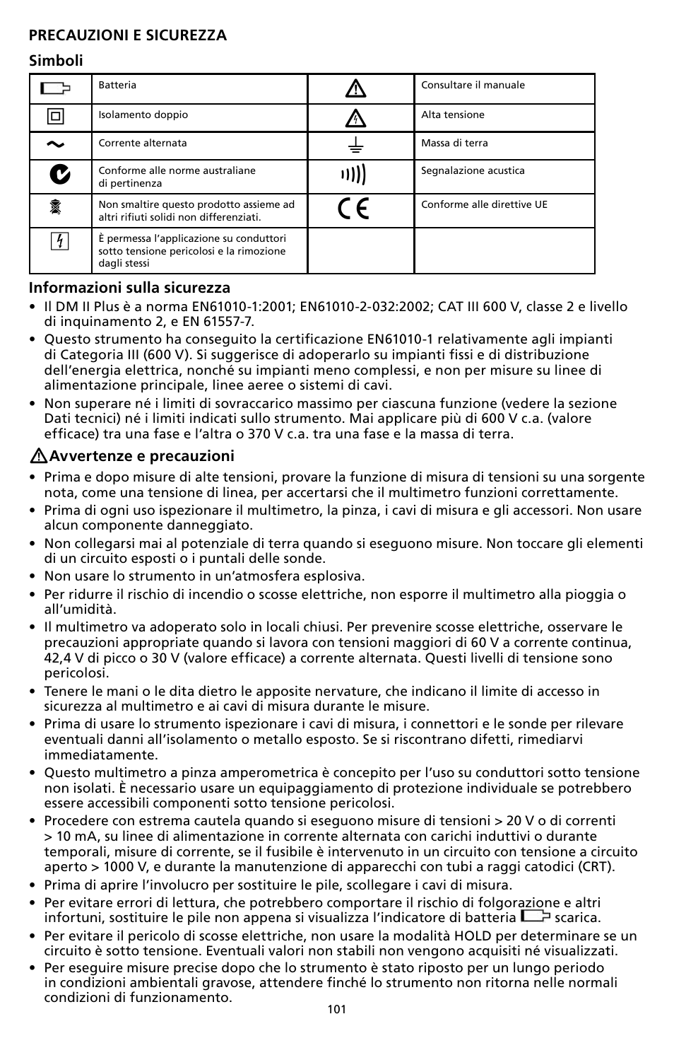 Amprobe DM-II-PLUS Power-Quality-Recorder User Manual | Page 103 / 194