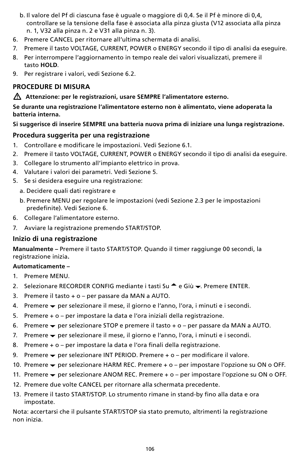Amprobe DM-II-PLUS Power-Quality-Recorder User Manual | Page 108 / 194