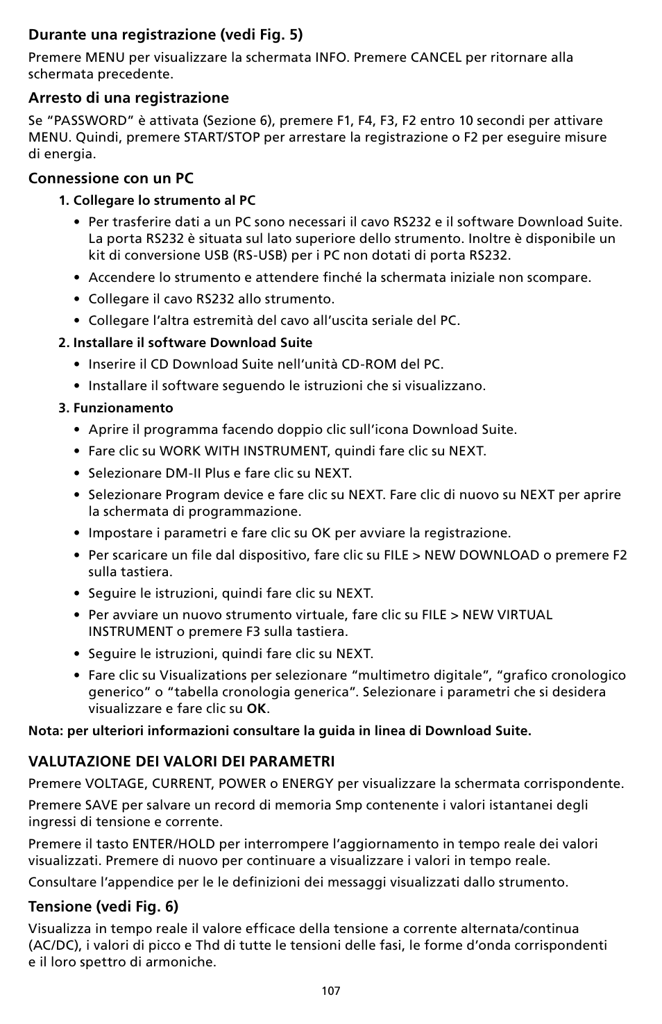 Amprobe DM-II-PLUS Power-Quality-Recorder User Manual | Page 109 / 194