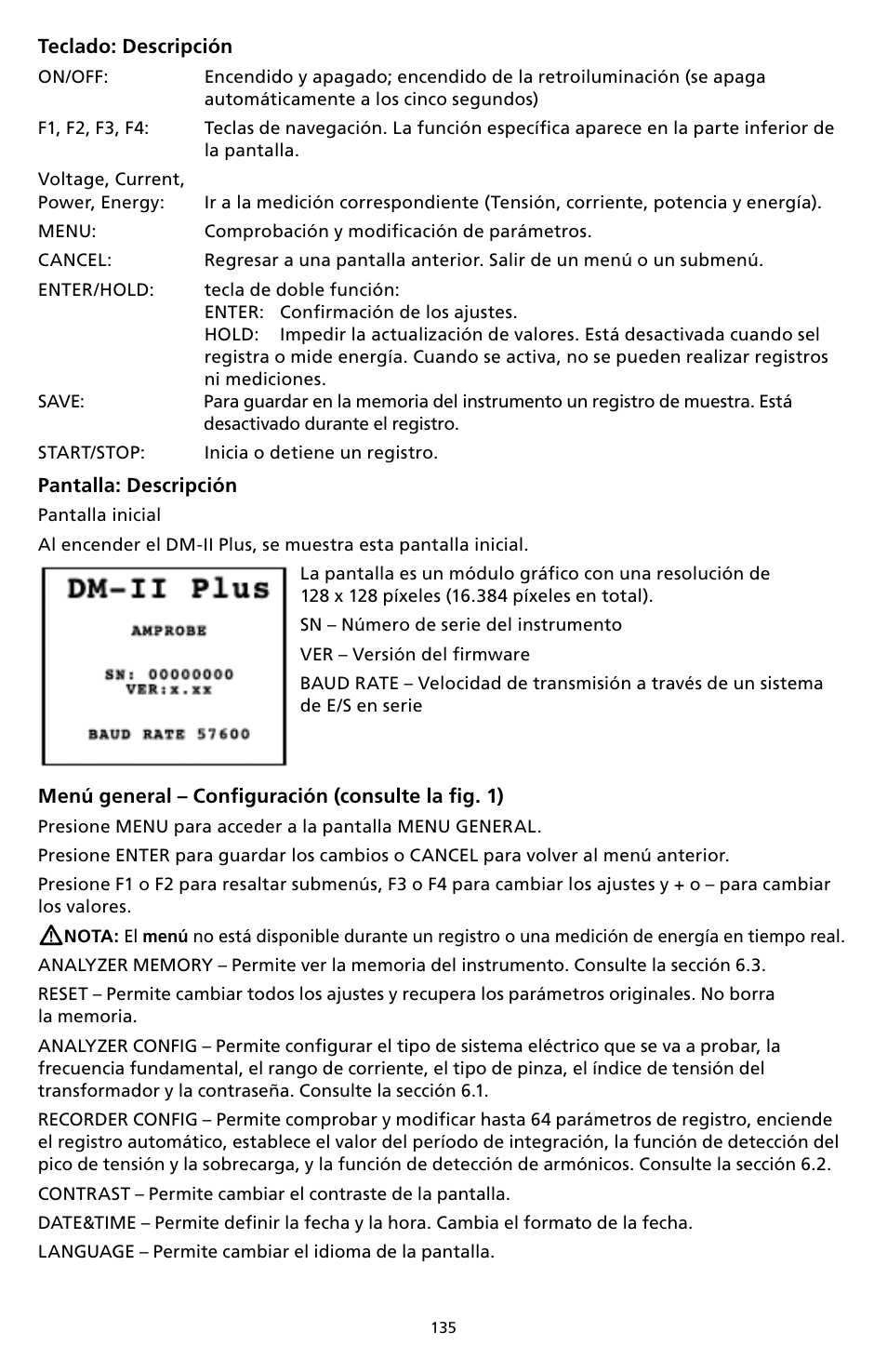 Amprobe DM-II-PLUS Power-Quality-Recorder User Manual | Page 137 / 194