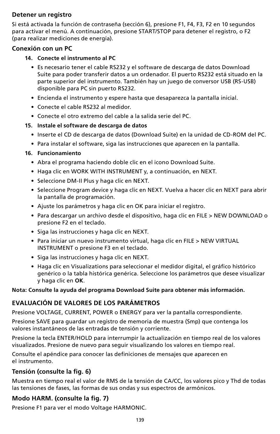 Amprobe DM-II-PLUS Power-Quality-Recorder User Manual | Page 141 / 194