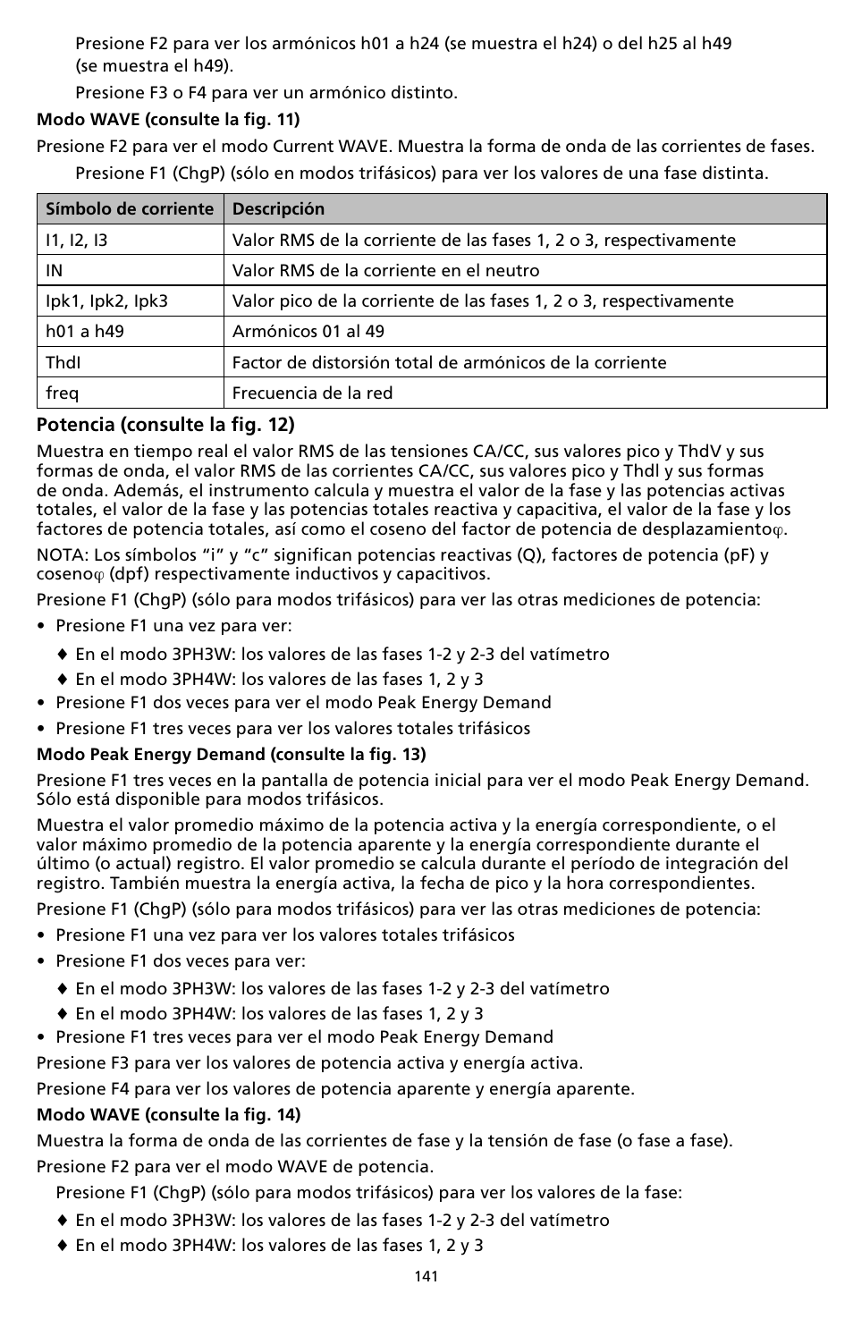 Amprobe DM-II-PLUS Power-Quality-Recorder User Manual | Page 143 / 194