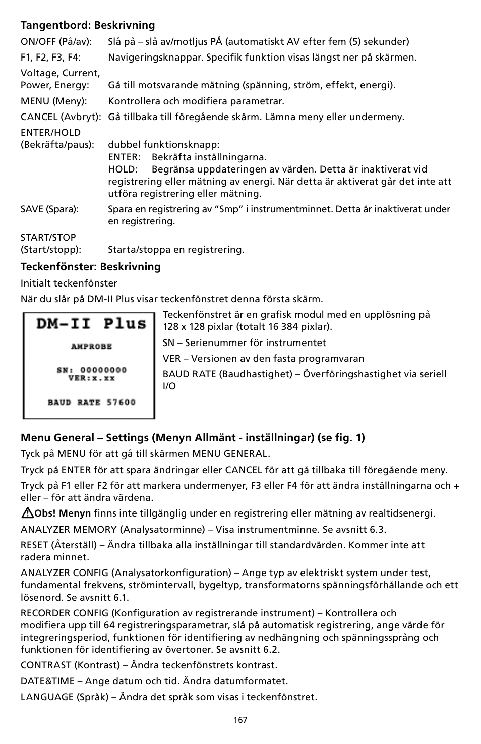 Amprobe DM-II-PLUS Power-Quality-Recorder User Manual | Page 169 / 194