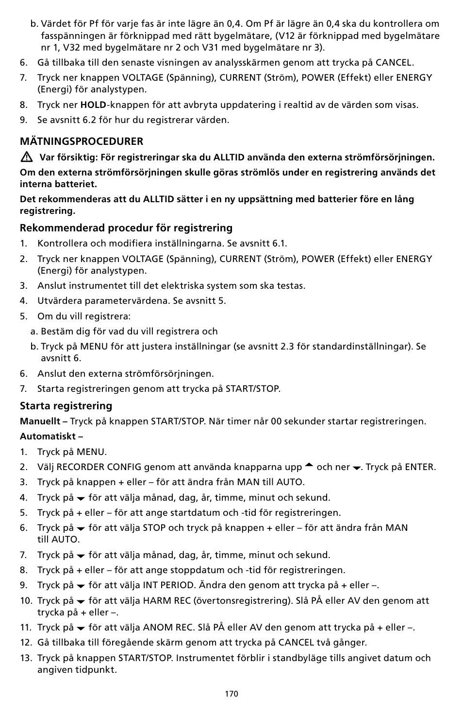 Amprobe DM-II-PLUS Power-Quality-Recorder User Manual | Page 172 / 194