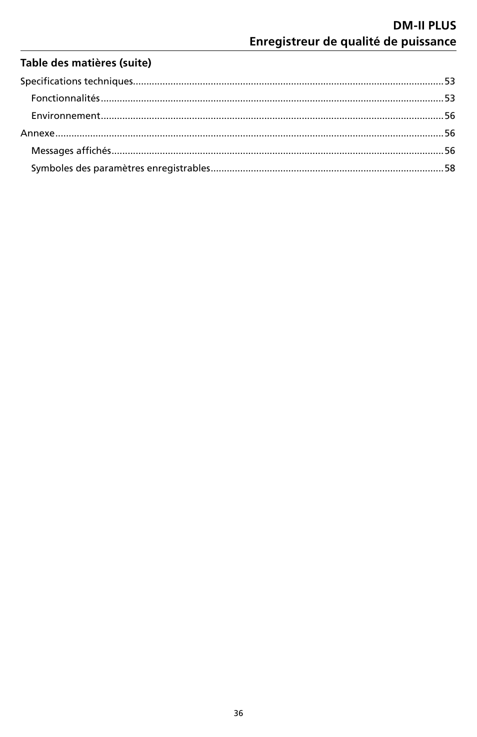 Dm-ii plus enregistreur de qualité de puissance | Amprobe DM-II-PLUS Power-Quality-Recorder User Manual | Page 38 / 194