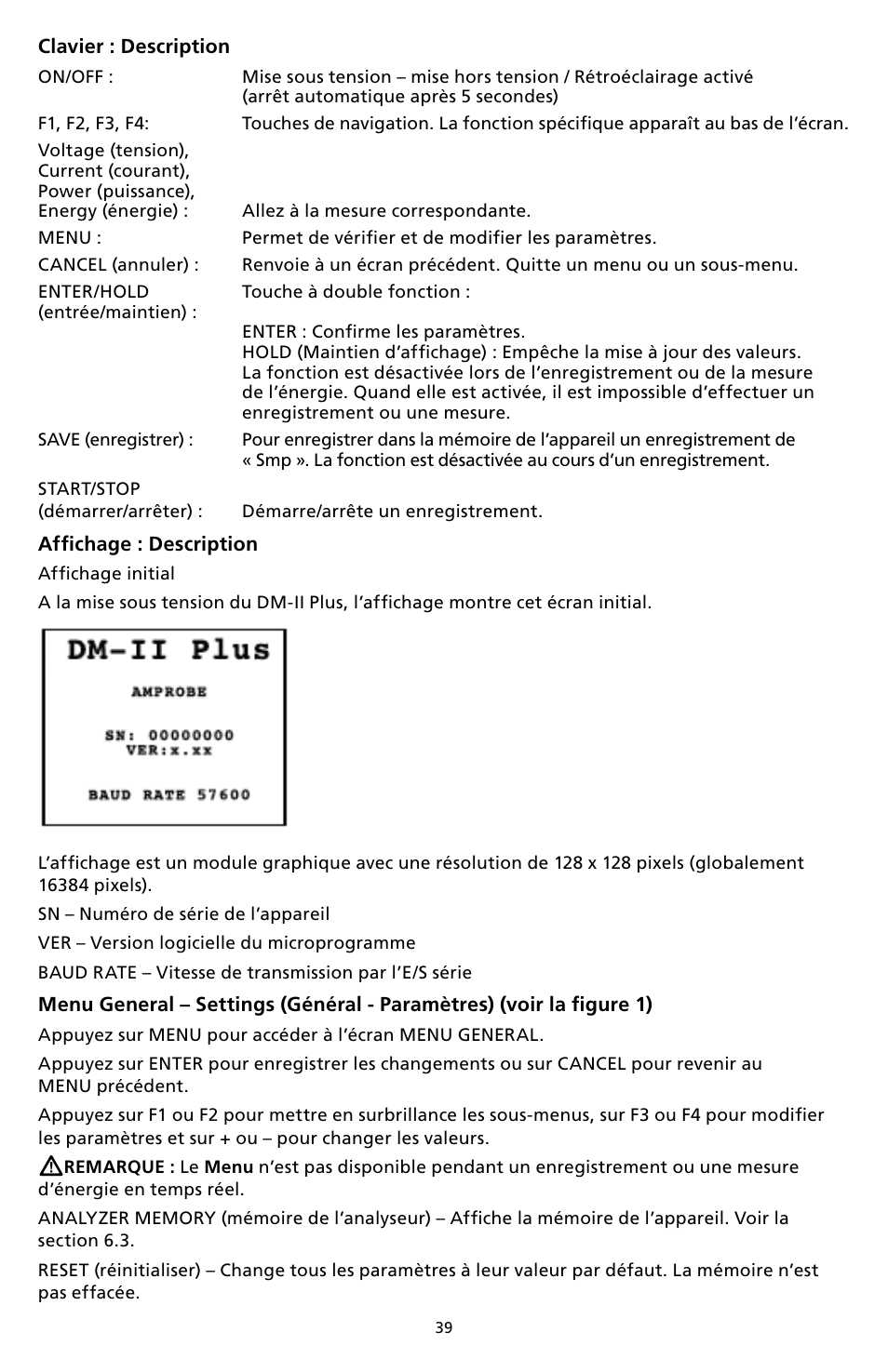 Amprobe DM-II-PLUS Power-Quality-Recorder User Manual | Page 41 / 194