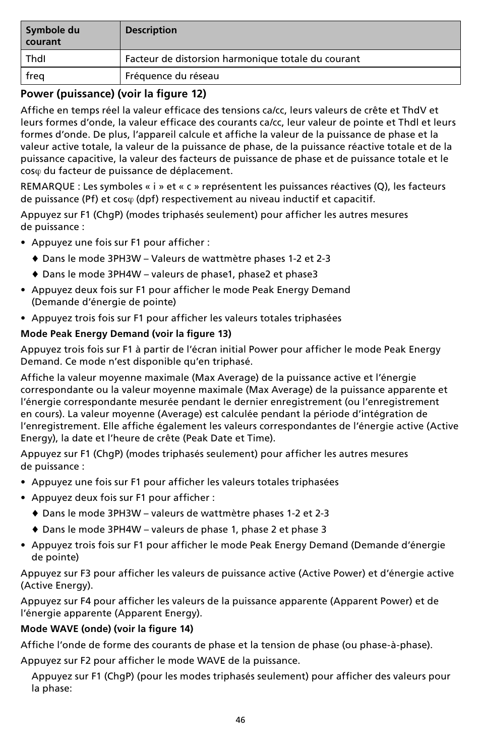 Amprobe DM-II-PLUS Power-Quality-Recorder User Manual | Page 48 / 194
