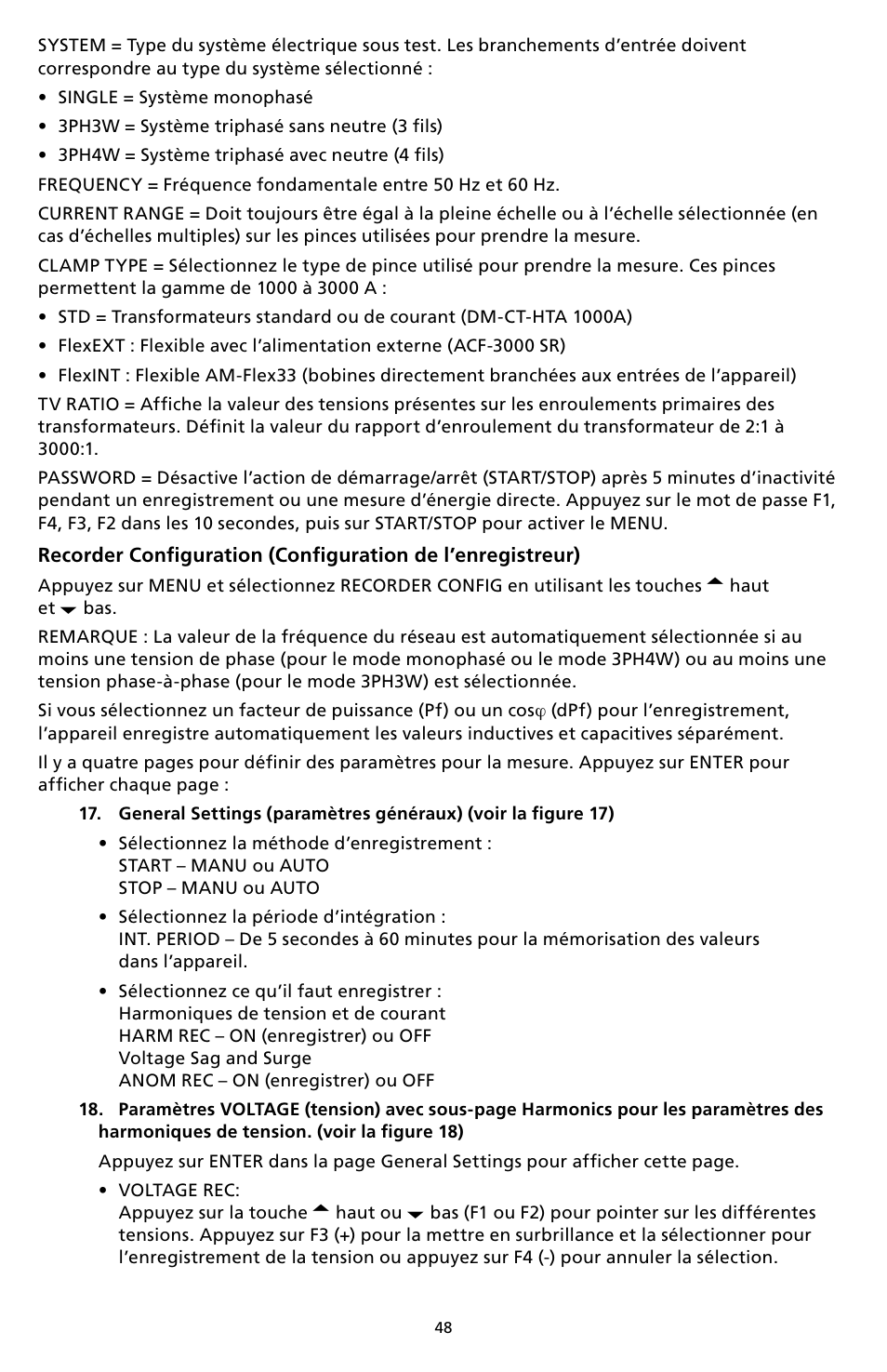 Amprobe DM-II-PLUS Power-Quality-Recorder User Manual | Page 50 / 194