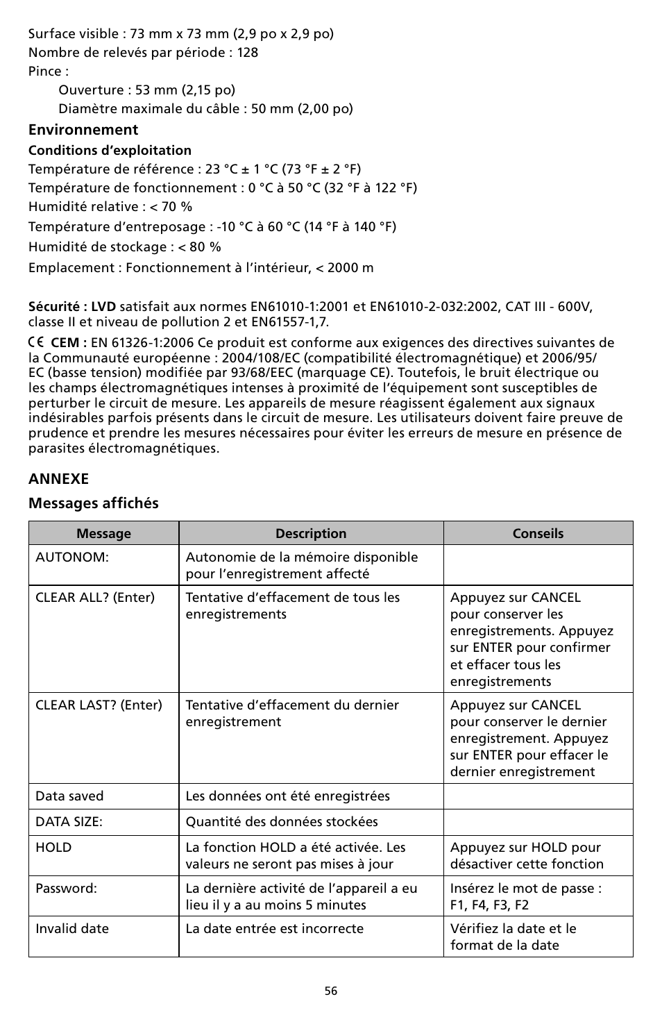 Amprobe DM-II-PLUS Power-Quality-Recorder User Manual | Page 58 / 194