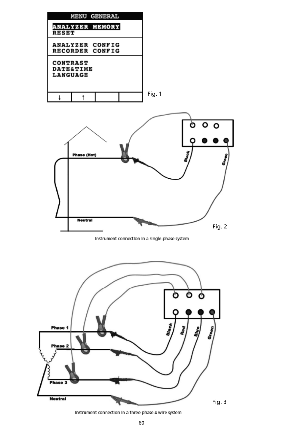 Amprobe DM-II-PLUS Power-Quality-Recorder User Manual | Page 62 / 194