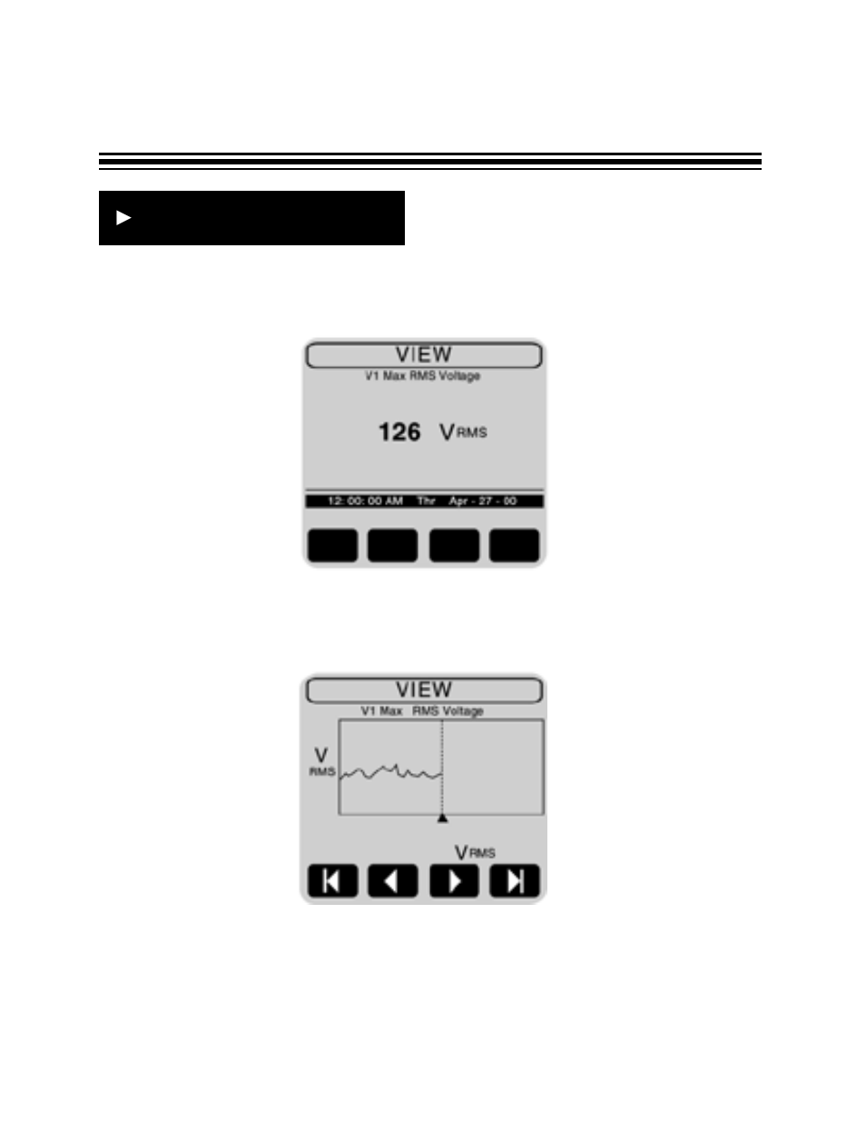 Rviewing data (cont’d.) | Amprobe DMII-PRO Data-Logger-Recorder User Manual | Page 25 / 36