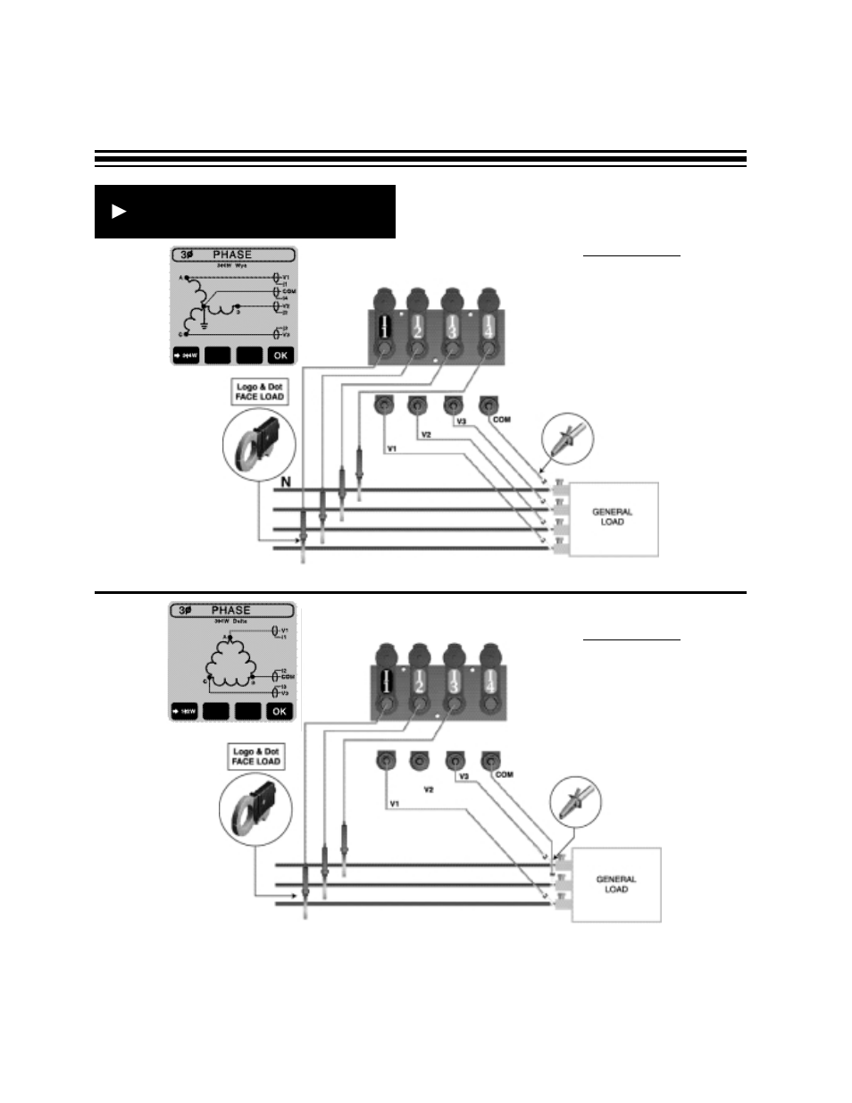 Rphase set-up (cont’d.) | Amprobe DMII-PRO Data-Logger-Recorder User Manual | Page 6 / 36