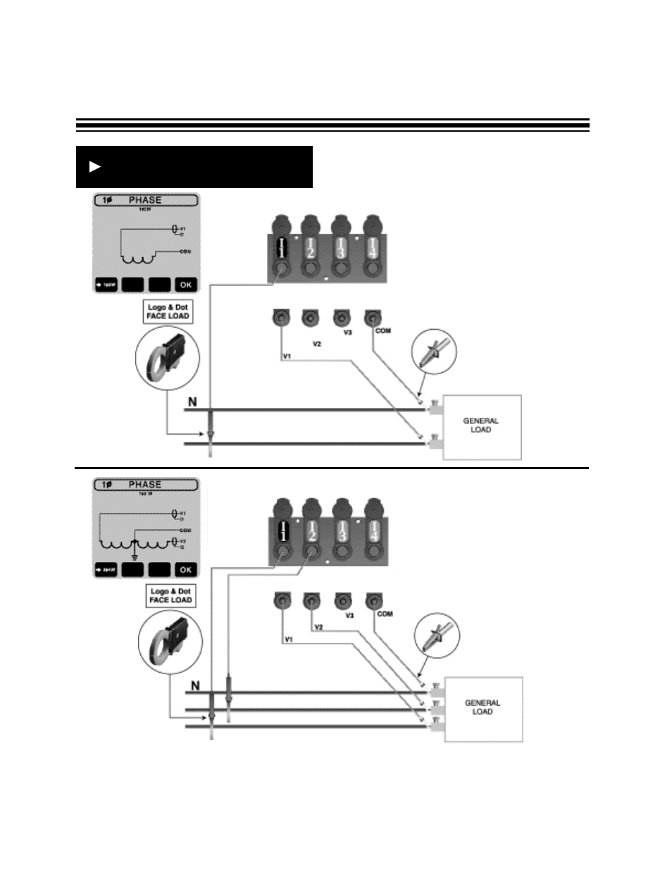 Rphase set-up (cont’d.) | Amprobe DMII-PRO Data-Logger-Recorder User Manual | Page 7 / 36