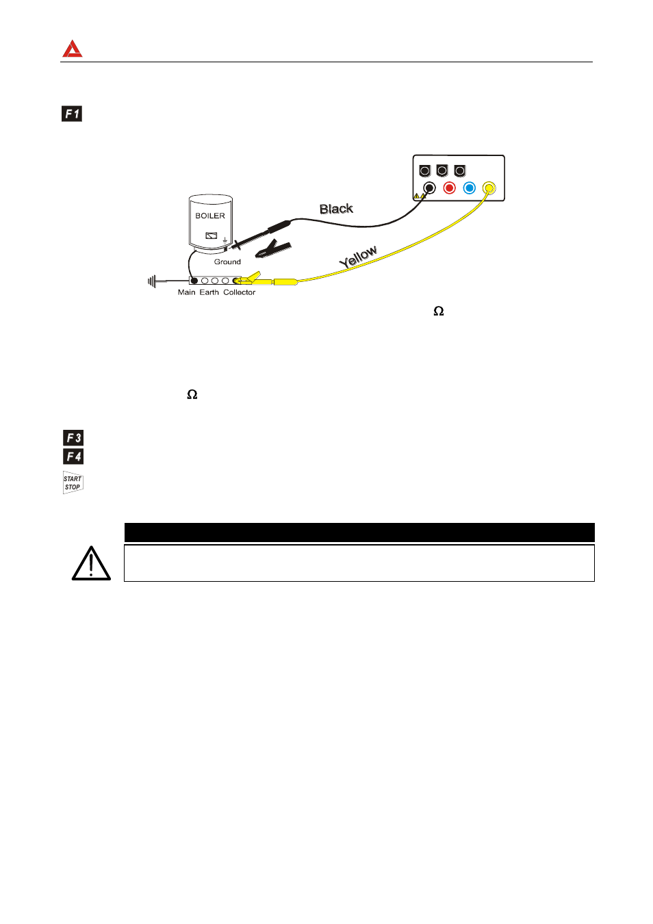 Amprobe, Attention | Amprobe DMIII-Multitest Power-Quality-Recorder User Manual | Page 18 / 104