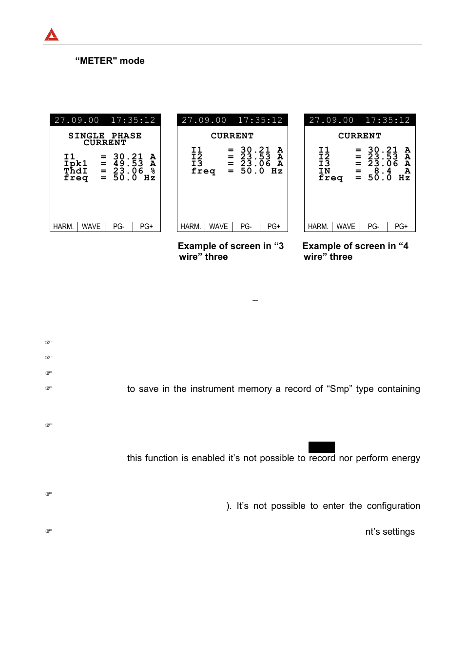 Amprobe | Amprobe DMIII-Multitest Power-Quality-Recorder User Manual | Page 55 / 104