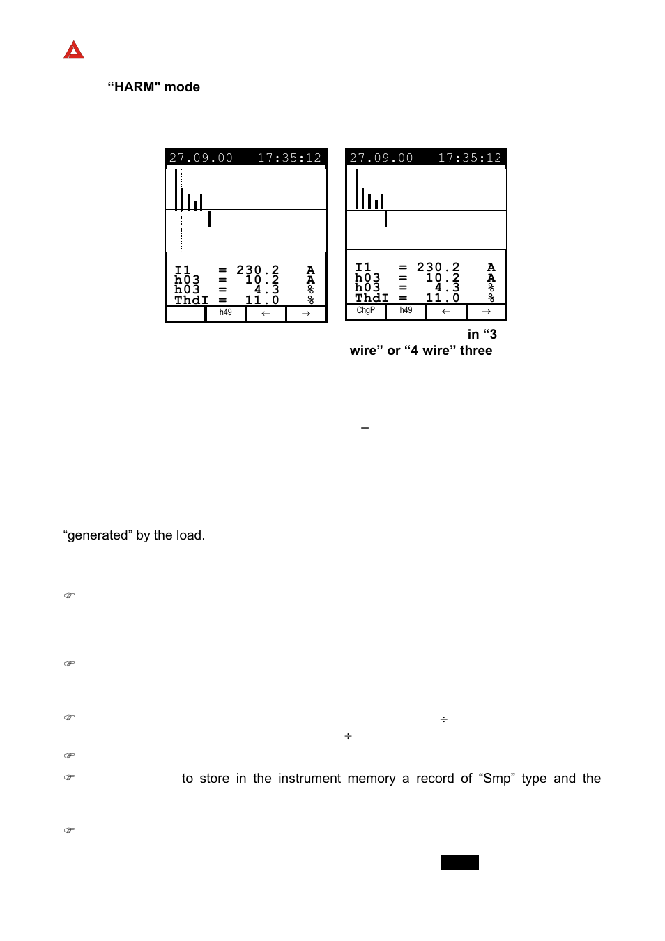 Amprobe | Amprobe DMIII-Multitest Power-Quality-Recorder User Manual | Page 56 / 104