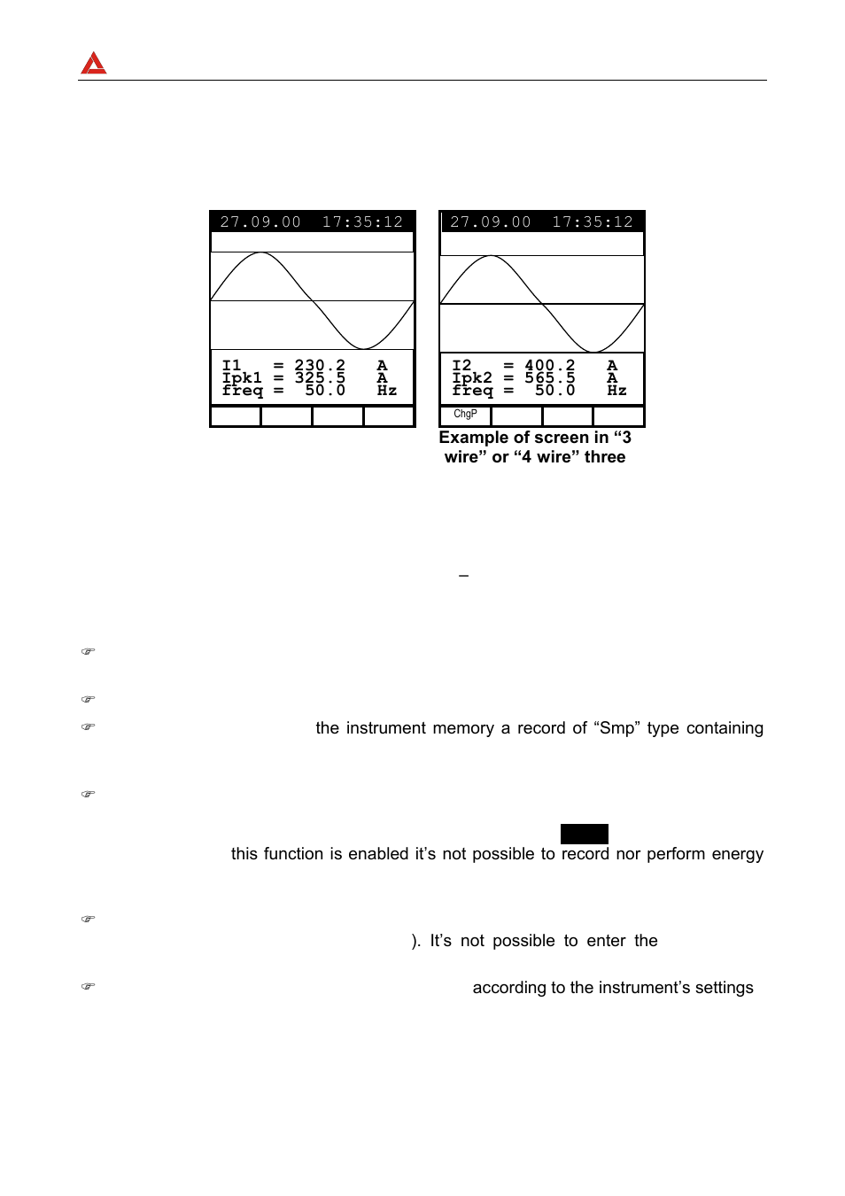 Amprobe | Amprobe DMIII-Multitest Power-Quality-Recorder User Manual | Page 58 / 104