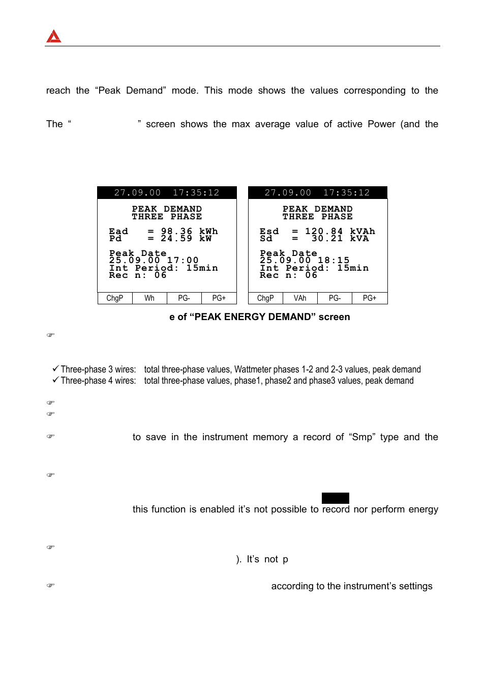 Amprobe | Amprobe DMIII-Multitest Power-Quality-Recorder User Manual | Page 61 / 104