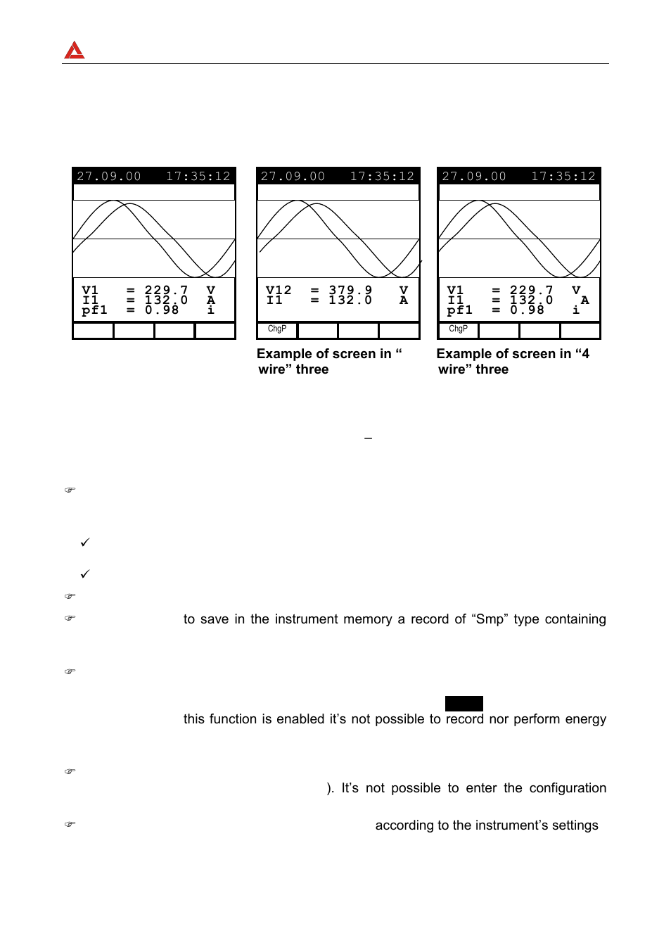 Amprobe | Amprobe DMIII-Multitest Power-Quality-Recorder User Manual | Page 62 / 104