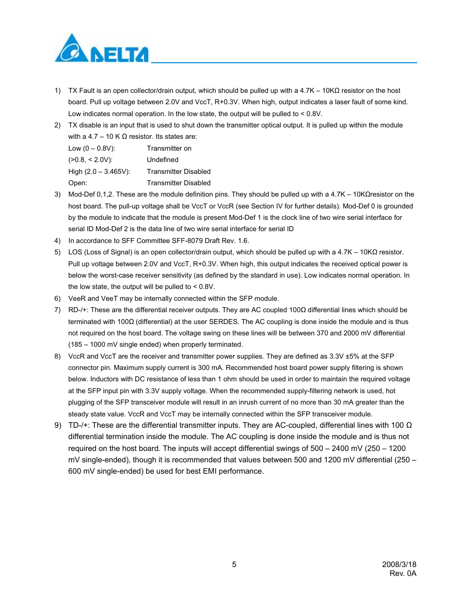 Delta Electronics LCP-4250A4CDR User Manual | Page 5 / 13