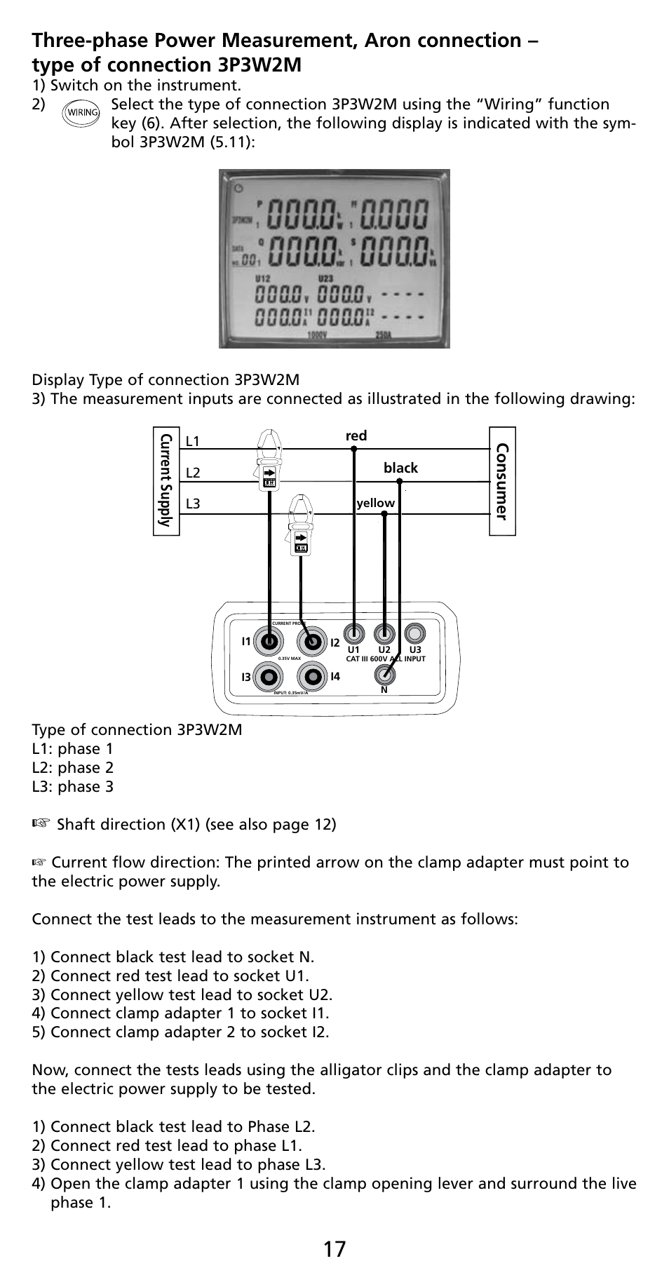 Amprobe PQ55A Power-Analyzer User Manual | Page 17 / 43