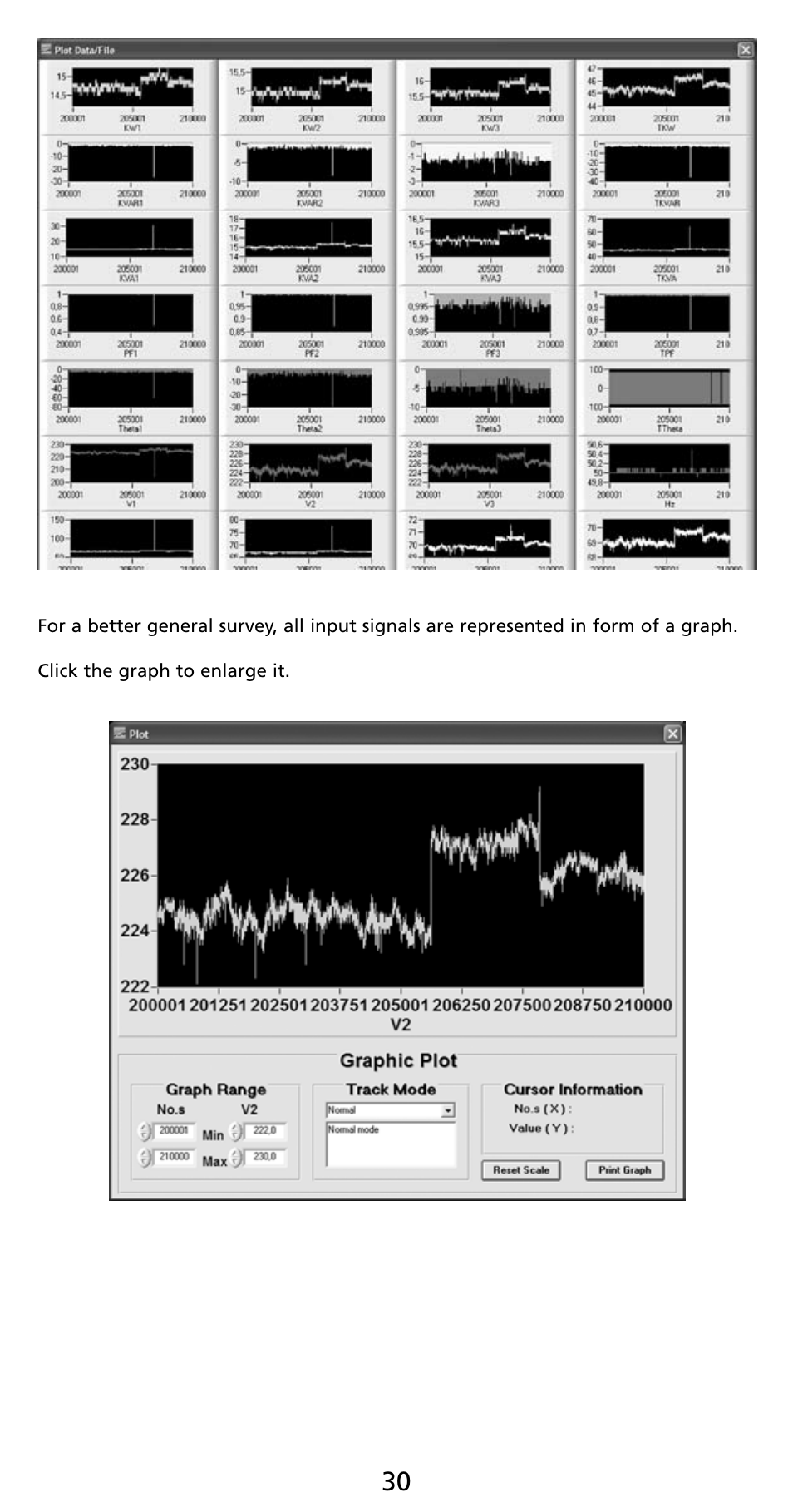 Amprobe PQ55A Power-Analyzer User Manual | Page 30 / 43