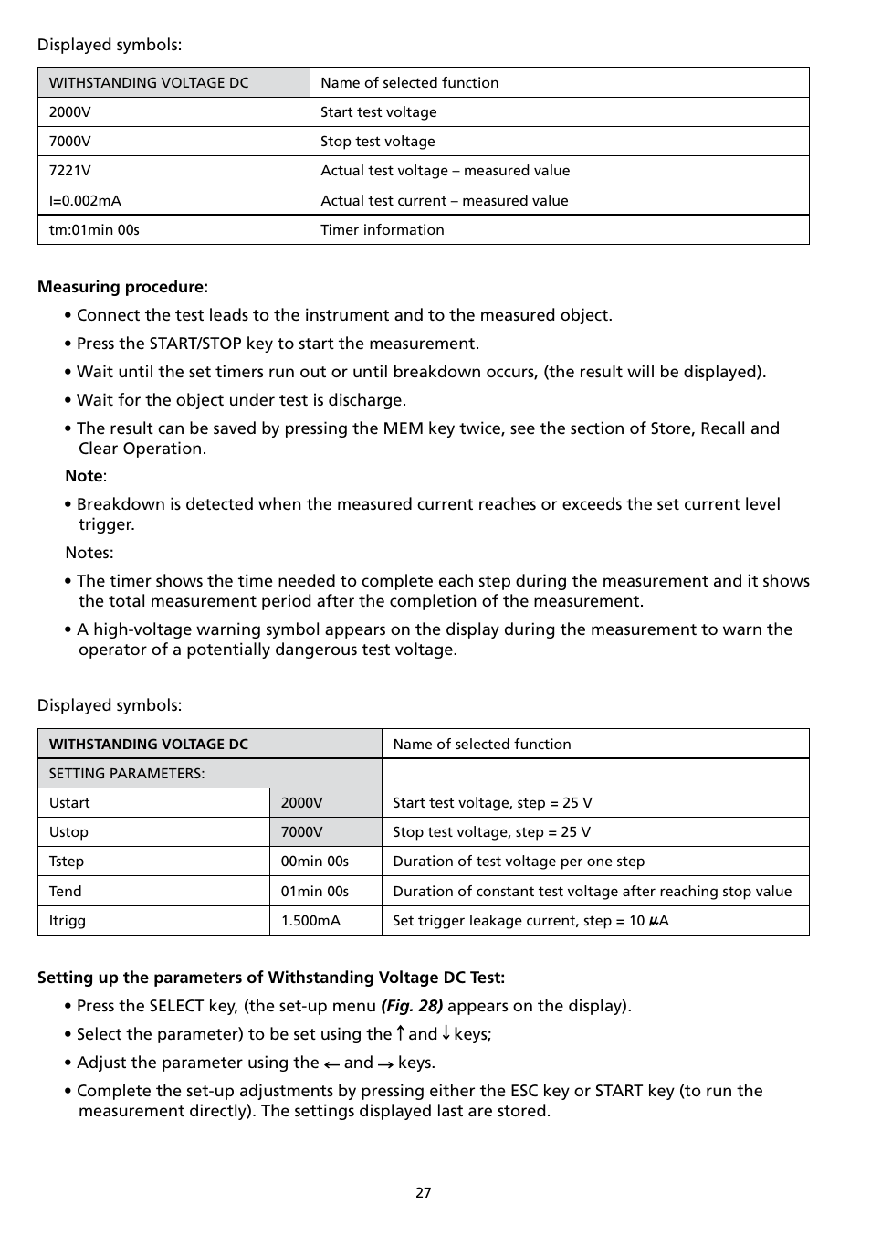 Amprobe AMB-110 Insulation-Resistance-Tester User Manual | Page 32 / 52