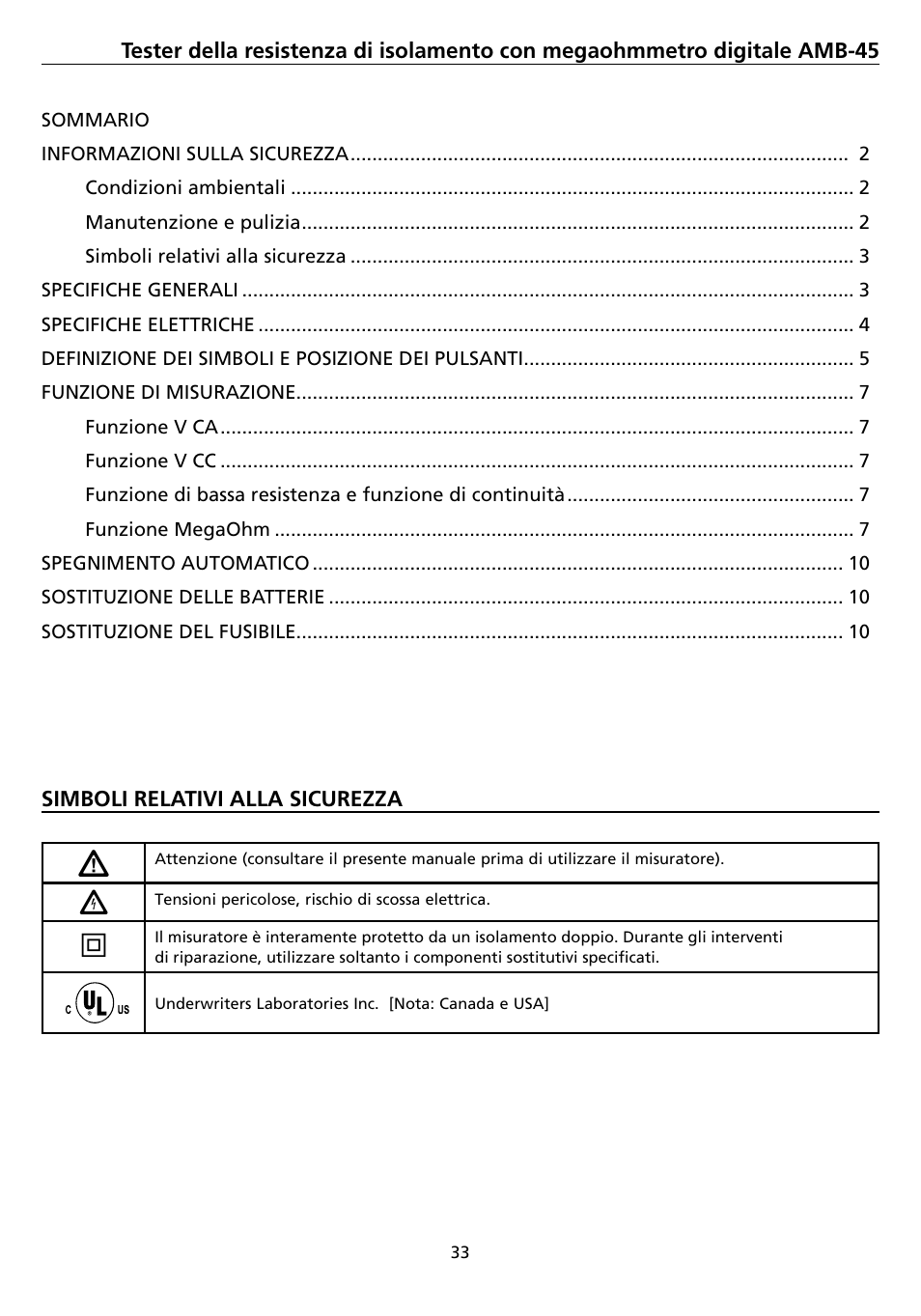 Amprobe AMB-45 Digital-Megohmmeter User Manual | Page 37 / 62