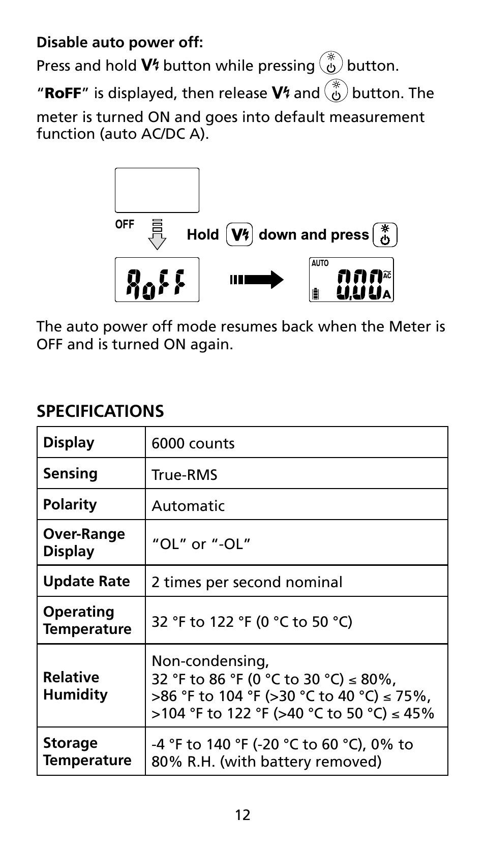 Amprobe AMP-25 User Manual | Page 16 / 62