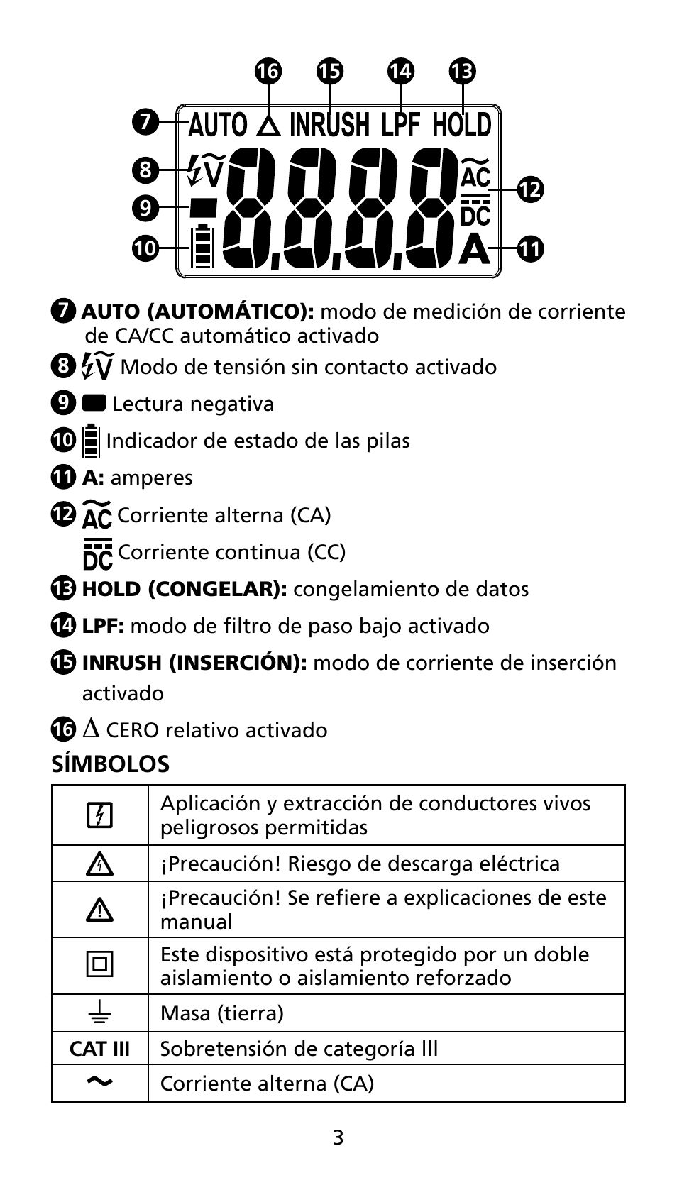 Amprobe AMP-25 User Manual | Page 27 / 62