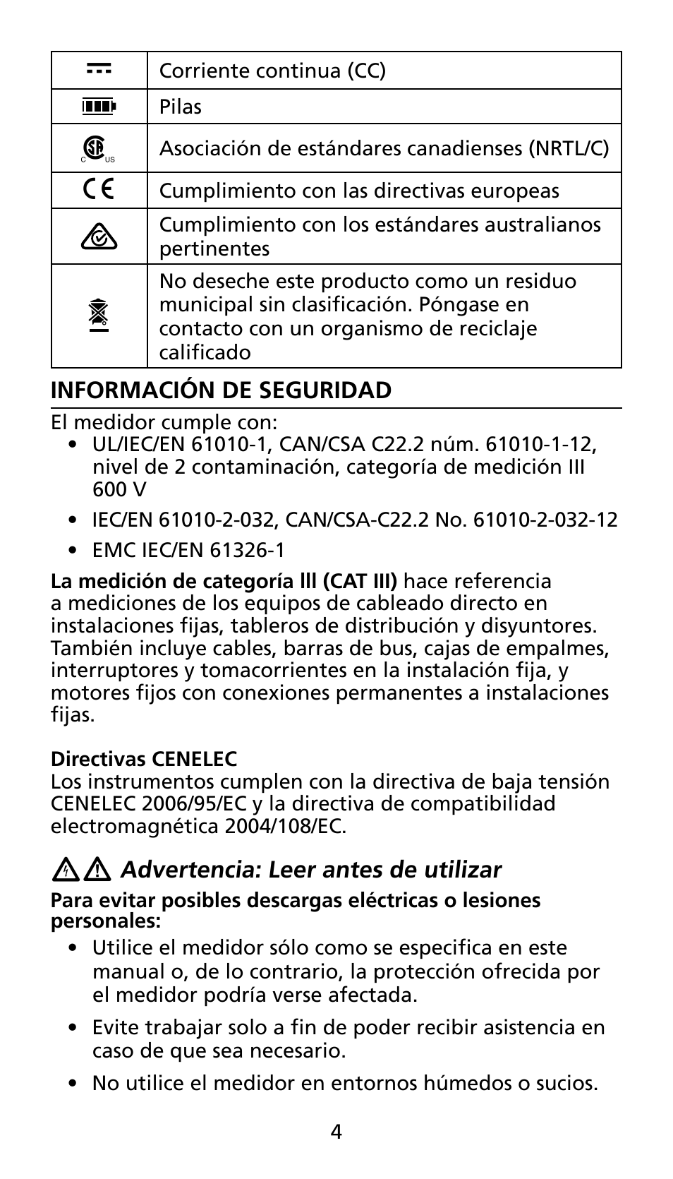 Amprobe AMP-25 User Manual | Page 28 / 62