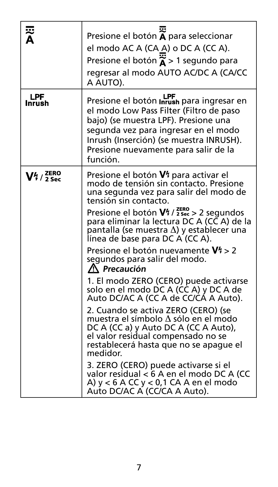 Amprobe AMP-25 User Manual | Page 31 / 62