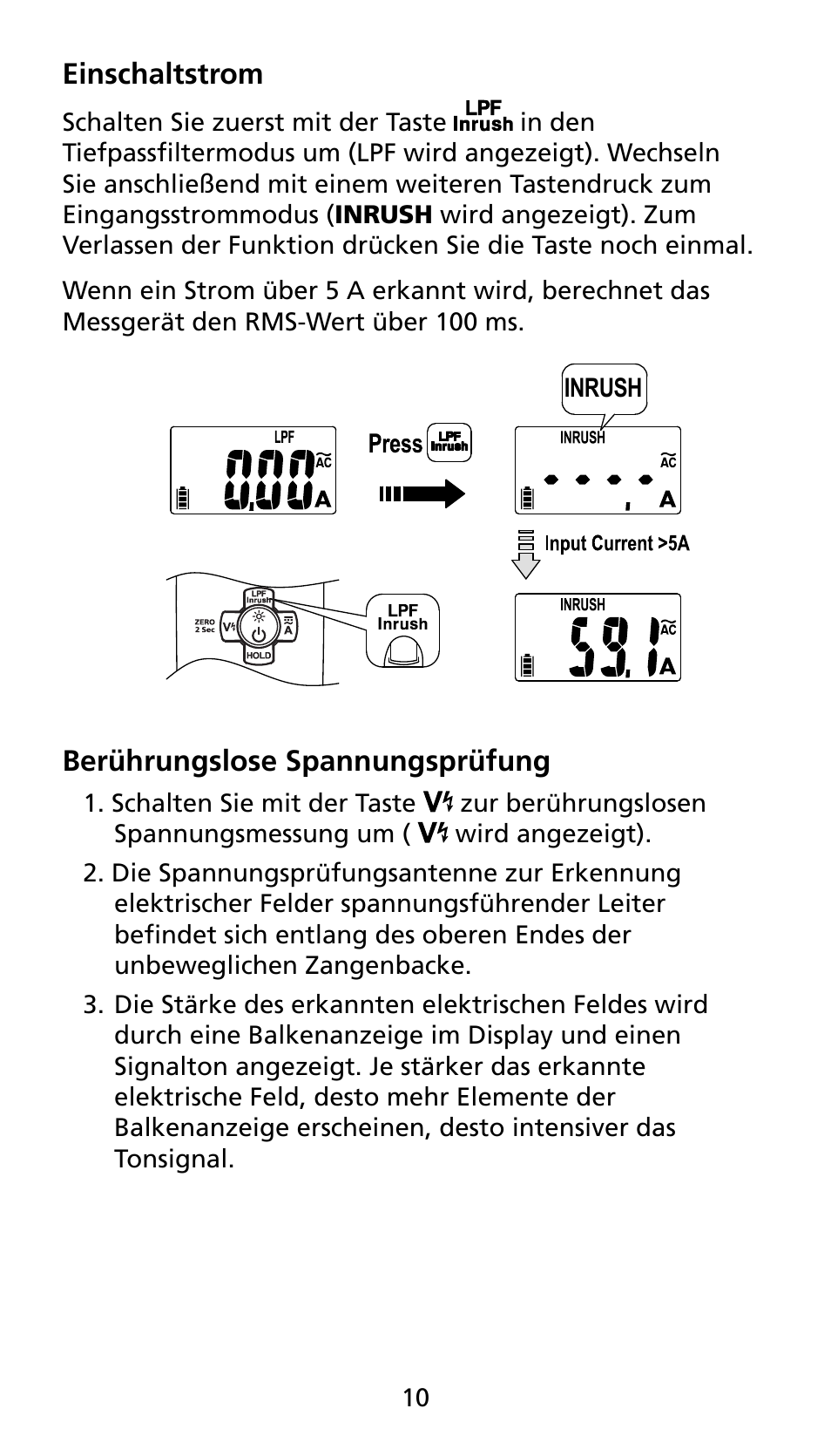 Amprobe AMP-25 User Manual | Page 54 / 62