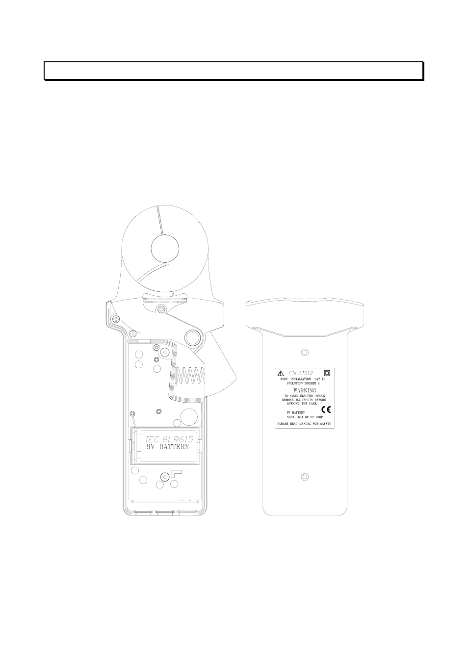 Ix. battery replacement | Amprobe DGC-1000A Ground-Resistance-Tester User Manual | Page 19 / 21