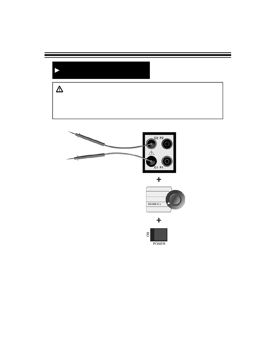 Voltage measurement | Amprobe GP-1 Earth-Tester-Ground-Probe User Manual | Page 15 / 20