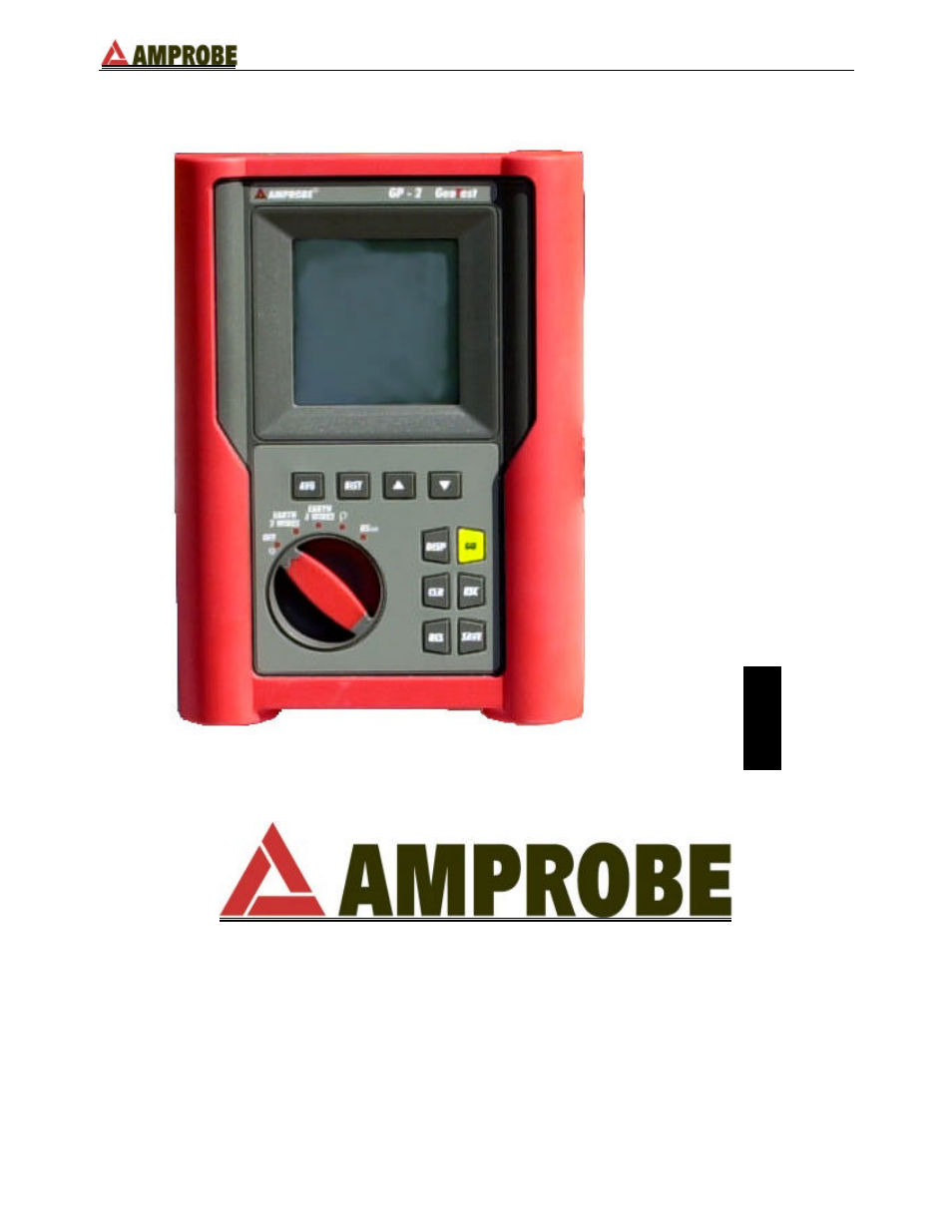 Amprobe GP-2 Geo-Test User Manual | 41 pages