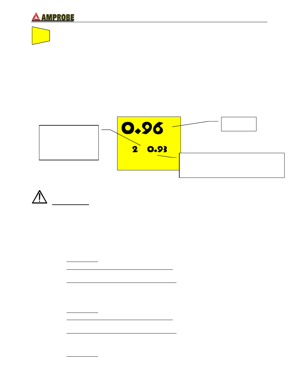 Warning | Amprobe GP-2 Geo-Test User Manual | Page 10 / 41